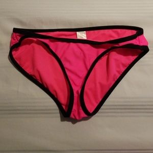 Neon Pink bathing suit bottoms